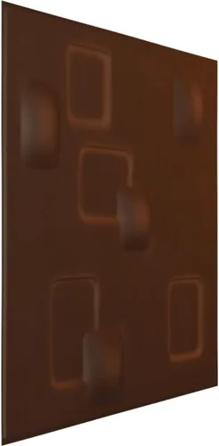 Miniatura 2 de Ekena Millwork 19 5/8 pulgadas de ancho x 19 5/8 pulgadas de alto, Avila EnduraWall Panel decorativo de pared 3D, óxido metálico envejecido