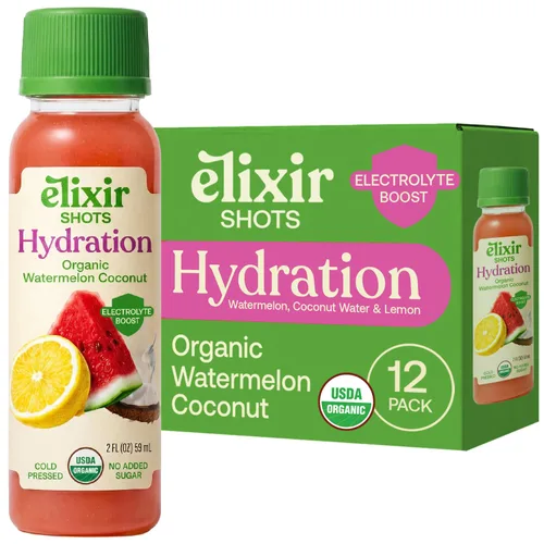 Miniatura 18 de Elixir Shots Energy Wellness Shot con ingredientes 100% orgánicos, matcha, naranja, menta, vinagre de sidra de manzana, prensado en frío, sin