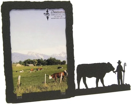 Miniatura 38 de Innovative Fabricators, Inc. American Steel Farm & Ranch - Marco de fotos, tractor de tracción en las cuatro ruedas, paisaje de 5 x 7, fabricado