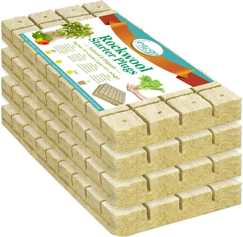 Miniatura 12 de Legigo Cubos de lana de roca de 1.2 pulgadas para hidroponía, cubos de cultivo para plantación de lana de roca para torre hidropónica, jardín, 2