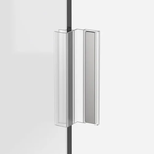 Imán para Puerta de Ducha - Marco de Puerta de Canal en U con Policarbonato Transparente e Imán Apto para Puertas de Ducha de Vidrio Batiente de