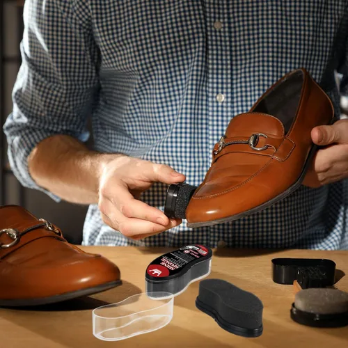 Miniatura 4 de Loopeer 6 Pcs Shoe Shine Sponge, Instant Gloss and Portable, Leather Care for Furniture
