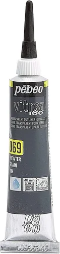 Miniatura 15 de Pebeo Vitrea 160, Juego de 10 Delineadores de Pintura para Vidrio, Tubos de 20 ml 0.67 fl oz (Paquete de 10)