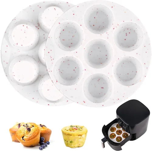 Miniatura 10 de Sakolla Paquete de 2 moldes de silicona para pan, antiadherentes, de fácil desmolde, molde rectangular de silicona para hornear pasteles, pastel