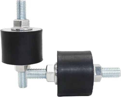 Miniatura 11 de Soportes de goma macho M8x23mm con tuercas de seguridad hembra, aisladores antivibración de 30x20mm, amortiguadores de choque para bombas de agua