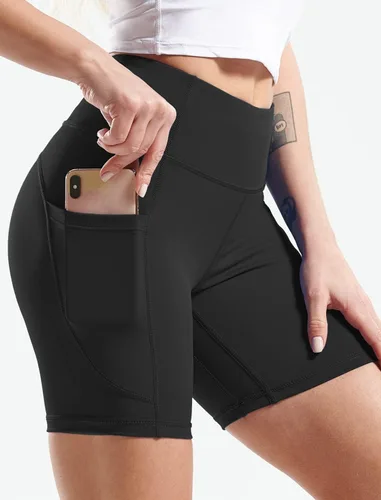 Miniatura 2 de CADMUS Pantalones cortos de yoga de cintura alta para mujer de 3 pulgadas, 4 pulgadas, 6 pulgadas, 7 pulgadas, 8 pulgadas, sensación desnuda