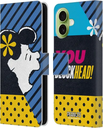 Miniatura 253 de Head Case Designs Funda de piel con licencia oficial de Peanuts Snoopy & Woodstock Balloon Halfs and Laughs para Apple iPhone 7/8/SE 2020 y 2022