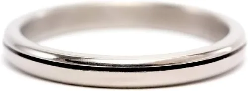 Miniatura 2 de Women's titanium and carbon fiber ring. Unique wedding band. Water resistant and hypoallergenic. (00334_2N)