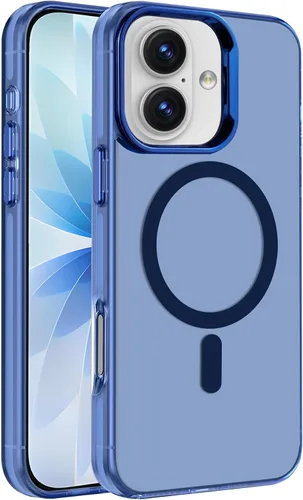 Miniatura 13 de S. Tedazo Funda magnética para iPhone 7/8 Plus (5.5 pulgadas) compatible con MagSafe, [no amarillenta] delgada, a prueba de golpes, funda para Negro
