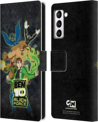 Miniatura 8 de Head Case Designs Officially Licensed Ben 10: Alien Force Ben's Jacket Graphics Leather Wallet Case Compatible with Samsung Galaxy S21+ 5G