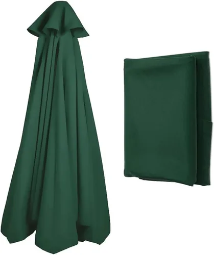 Miniatura 10 de KADEUX Toldo protector UV, toldo de repuesto de tela para parasol, toldo de repuesto para sombrilla colgante de patio, 6 varillas / 8 varillas, 9