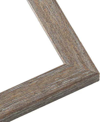 Miniatura 4 de Marco de fotos de madera real marrón nudoso de 5 x 5 pulgadas de ancho de 1.25 pulgadas Profundidad del marco interior de 0.5 pulgadas Marco