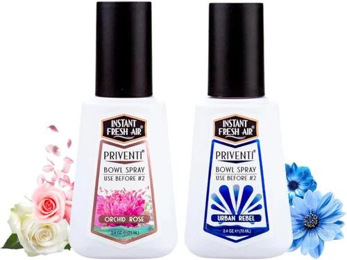 Miniatura 25 de Priventi - Spray para inodoro y baño eliminador de olores para hombres, hasta 120 usos, eliminación de olores de tamaño de viaje para #2 - Para
