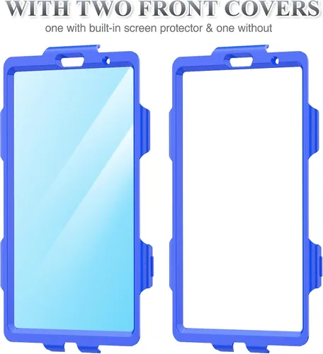 Miniatura 8 de SEYMAC stock Funda para Samsung Galaxy Tab A7 Lite de 8.7 pulgadas con protector de pantalla y soporte para lápiz [correa de mano giratoria 360]