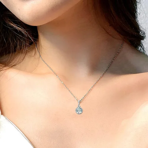 Miniatura 6 de KunBead Abalorios colgantes de plata con forma de árbol de la vida para cumpleaños de la abuela, Metal, Cobre