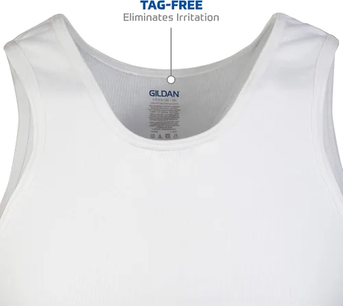Miniatura 12 de Gildan - Camiseta sin mangas A-Shirt para hombre, paquete múltiple, estilo G1104