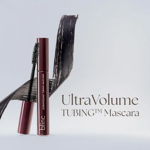 Miniatura 12 de Blinc Máscara de tubo UltraVolum, máscara voluminizadora, alargadora y rizadora, máscara lavable de larga duración, limpia, vegana y libre de Negro