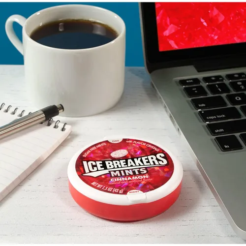 Miniatura 6 de Ice Breakers, latas de mentas sin azúcar con sabor a canela, 1.5 oz (8 unidades)