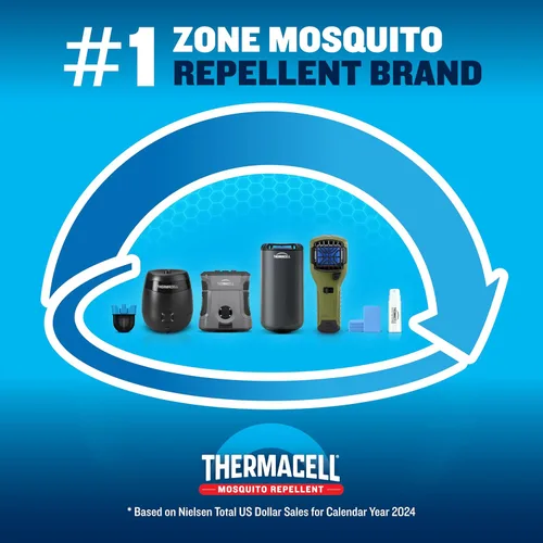 Miniatura 10 de Thermacell - Linterna repelente de mosquitos; repelente de mosquitos sin aerosol para patios; incluye 12 horas de protección; sin olor, alternativa