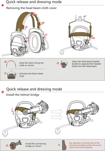 Miniatura 8 de FMATAL GEAR 2026 AMP Tactical Headset, NRR 26dB Digital Noise Reduction Earmuffs for Hearing Protection, Communication DE