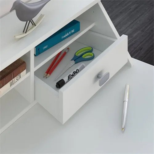 Miniatura 6 de Bush Furniture Escritorio para computadora, blanco puro