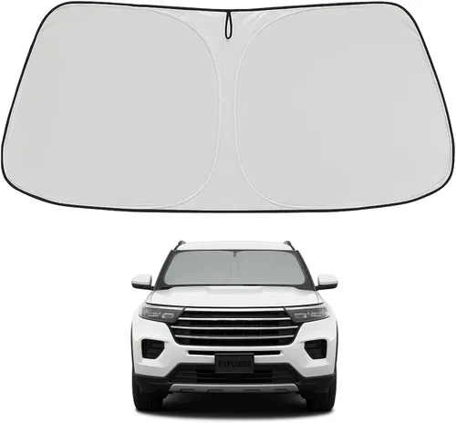 Miniatura 41 de Proadsy Parasol para parabrisas actualizado 2025, ajuste personalizado Dodge RAM 1500 2Dr 2019-2024 2025, 4 capas, plegable, protector de parasol