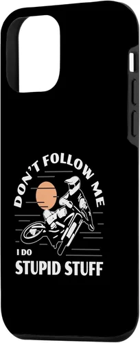 Miniatura 2 de Funda para iPhone 12 Mini Dirtbike Motocross Don't Follow Me Stupid Stuff Dirt Bike