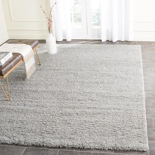 Miniatura 34 de SAFAVIEH Laguna Shag Collection - Alfombra decorativa, 2 pies 3 pulgadas x 4 pies, color beige, diseño sólido, no desprende pelusa y de fácil