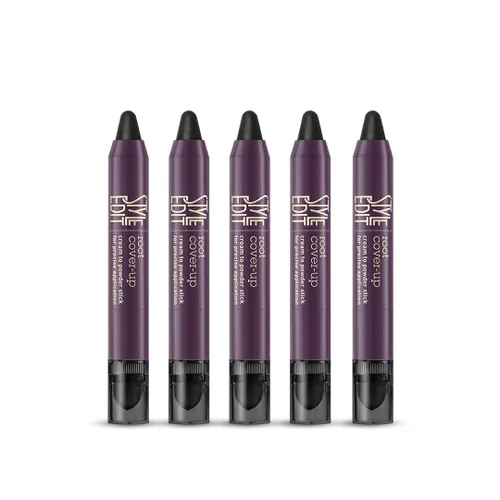 Miniatura 21 de Style Edit Barra de Retoque de Raíz para Cobertura de Cabello Gris y Marrón Oscuro, Color Temporal de Cabello, Bolígrafo de Esponja de Sombreado