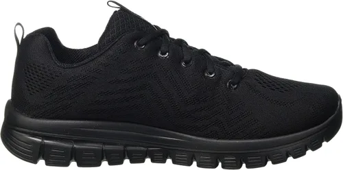Miniatura 6 de Skechers Tenis Graceful-Get Connected para mujer, Negro Blanco, 15