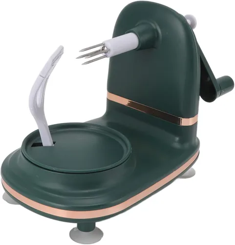 Fdit Pelador, fácil de manivela, multifunción, pelador de peras ABS para frutas, manzanas, papas (tipo mejorado)