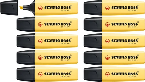 Miniatura 11 de Resaltador STABILO BOSS ORIGINAL Pastel - Paquete de 10 - Pizarra de lima