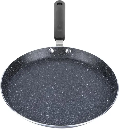 Miniatura 4 de Yosoo Sartén antiadherente, utensilios de cocina de aleación de aluminio de calentamiento rápido con mango a prueba de calor para desayuno