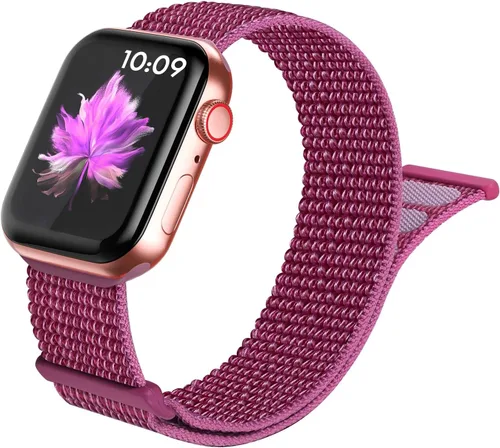 Miniatura 9 de Paquete de 15 correas deportivas de nailon compatibles con Apple Watch Band de 1.614 in 1.575 in 1.496 in 1.929 in 1.772 in 1.732 in 1.654 in
