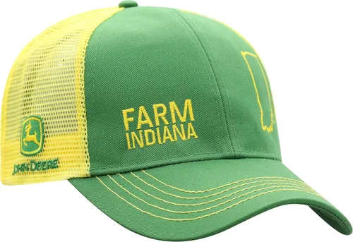 Miniatura 11 de John Deere Gorra de béisbol con logotipo y malla trasera con contraste, para hombre