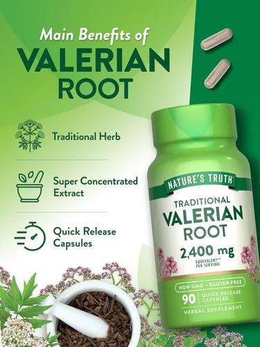 Miniatura 5 de Nature's Truth Raíz de Valeriana 1200 mg Suplemento 90 ea (Paquete de 3)