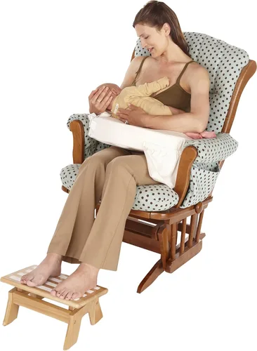 Miniatura 2 de My Brest Friend Taburete de lactancia ajustable para mayor comodidad, madera