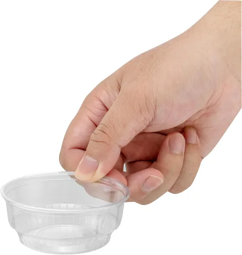 Miniatura 11 de Restaurantware -RW Base 3.5 oz - Vasos de helado de 3.5 onzas, 50 tazas de parfait desechables - Taza de postre de plástico transparente, elegante