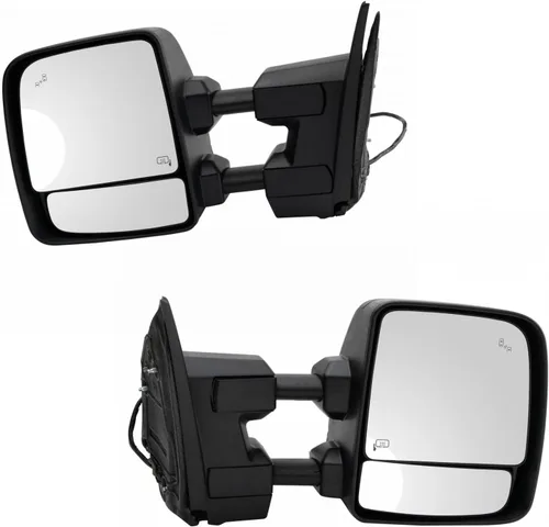 Miniatura 67 de Trail Ridge Juego de espejos de remolque de 2 piezas para el lado del conductor y del pasajero compatible con Ford F-150 FO1320479 FO1321479