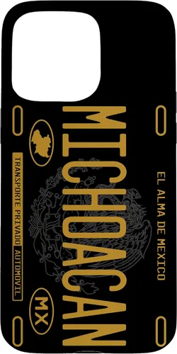 Miniatura 31 de Michoacano Michoacan Mexican State License Plate Phone Case for iPhone 17