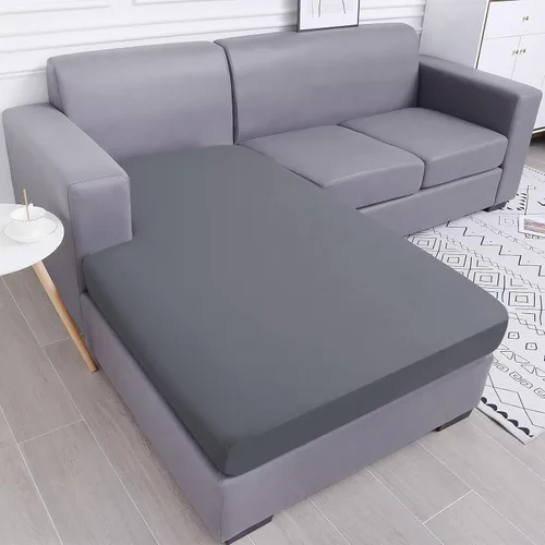 Miniatura 61 de Smiry Fundas de cojín impermeables para sofá, funda elástica y lavable, funda de cojín suave elástica antideslizante para muebles para mascotas