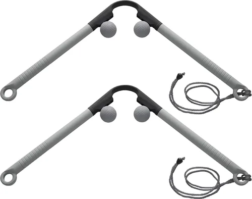 Miniatura 8 de Body Back AccuMassage - Herramienta de masaje de doble punto de presión y martillo de masaje, diseño 2 en 1, herramienta de masajeador de cuello