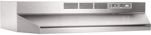 Broan-NuTone 413004 - Campana extractora sin conductos, sin ventilación, con luces, extractor para debajo del gabinete, de 30 pulgadas, acero Acero