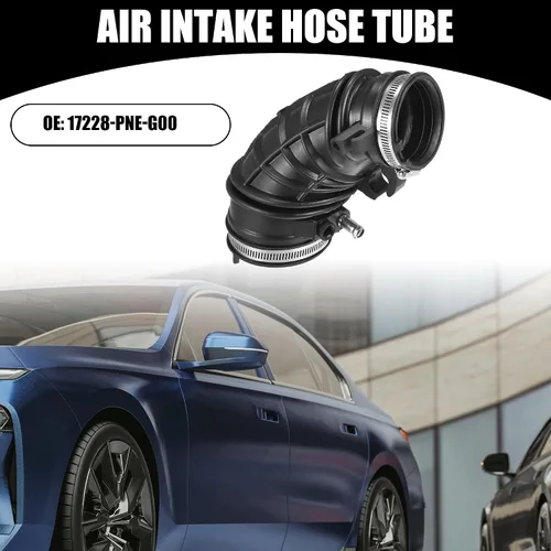 Miniatura 2 de Tubo de manguera de admisión para filtro de aire con abrazaderas 17228-PNE-G00 - Filtro de motor de automóvil Tubo de manguera de conducto