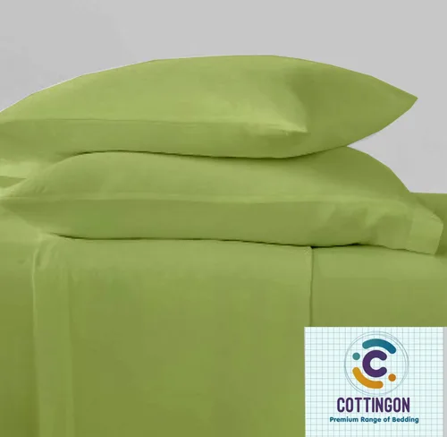 Miniatura 6 de Cottingon Juego de sábanas King de 4 piezas para camas ajustables, sábanas de microfibra de lujo para camas con números de sueño, se adapta a Salvia