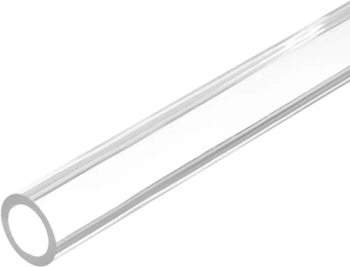 Miniatura 18 de MECCANIXITY Tubo acrílico transparente rígido redondo tubo 44mm (1.7") ID 50mm (2") OD 14" para lámparas y linternas, sistema de refrigeración por
