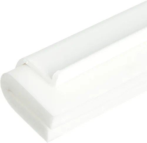 Miniatura 2 de SPARTA 4156802 - Escobilla de ducha de plástico con doble espuma para ventana, vidrio, puerta de ducha, piso, parabrisas, 24 pulgadas, color blanco