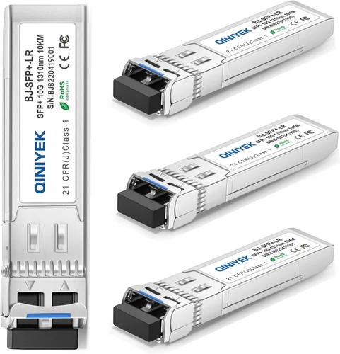 Miniatura 9 de Paquete de 2 transceptores 10GBase-LR SFP+, módulo LC dúplex SFP+ monomodo 10G, compatible con Cisco SFP-10G-LR, Ubiquiti UF-SM-10G, Meraki, X2