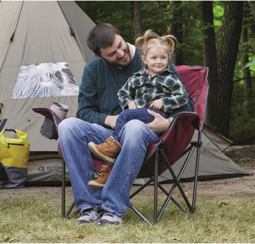 Miniatura 5 de Guide Gear Silla de Campamento Acolchada Extra Grande de Tamaño Grande, Portátil, Plegable, Sillas Grandes de Playa y Campamento para Exteriores
