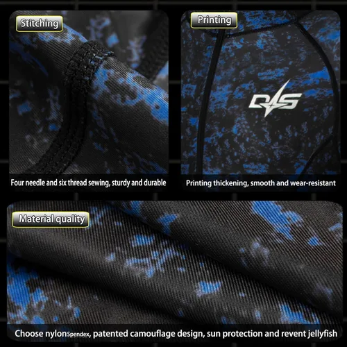 Miniatura 4 de Traje de baño de cuerpo completo para hombres y mujeres, traje de baño de manga larga con protección UV, surf, natación, buceo, esnórquel, trajes